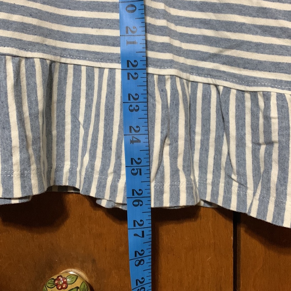 🆕 JANE AND DELANCEY - Blue & White Stripe ,Casual Sleeveless Womans Shirt. (XL) - Picture 3 of 9
